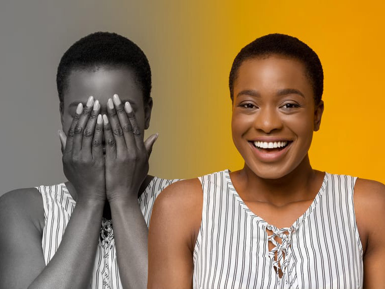 african american woman suffering from bipolar disorder in nwa